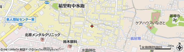 長野県長野市稲里町中氷鉋494周辺の地図
