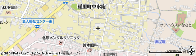 長野県長野市稲里町中氷鉋490周辺の地図