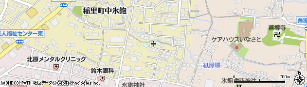 長野県長野市稲里町中氷鉋553周辺の地図