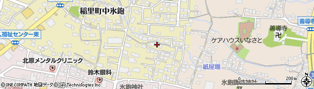 長野県長野市稲里町中氷鉋552周辺の地図