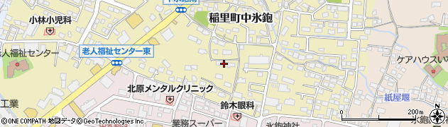 長野県長野市稲里町中氷鉋488周辺の地図