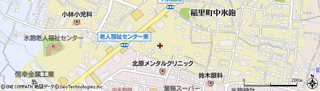 長野県長野市稲里町中氷鉋464周辺の地図