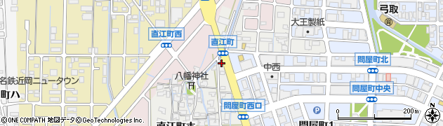 石川県金沢市直江町ニ16周辺の地図