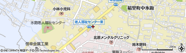 長野県長野市稲里町中氷鉋457周辺の地図