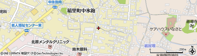 長野県長野市稲里町中氷鉋561周辺の地図