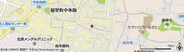 長野県長野市稲里町中氷鉋558周辺の地図