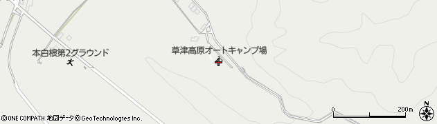草津高原オートキャンプ場周辺の地図