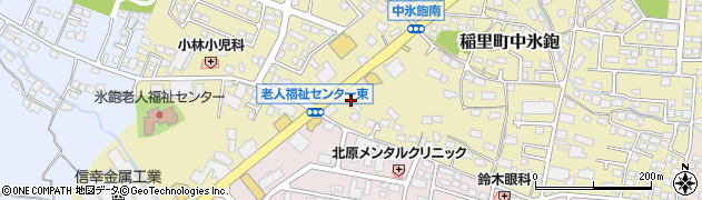 長野県長野市稲里町中氷鉋458周辺の地図