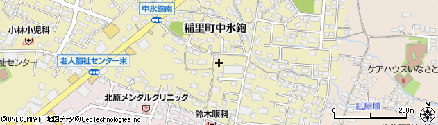 長野県長野市稲里町中氷鉋491周辺の地図