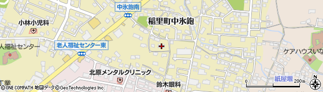 長野県長野市稲里町中氷鉋578周辺の地図