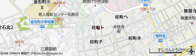 石川県金沢市桂町ト周辺の地図