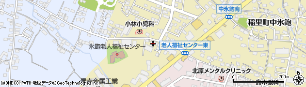 長野県長野市稲里町中氷鉋424周辺の地図