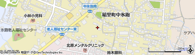 長野県長野市稲里町中氷鉋580周辺の地図