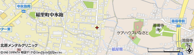 長野県長野市稲里町中氷鉋1022周辺の地図