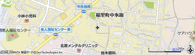 長野県長野市稲里町中氷鉋576周辺の地図
