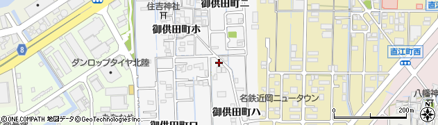 石川県金沢市御供田町ハ19周辺の地図