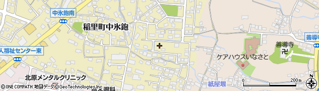 長野県長野市稲里町中氷鉋1024周辺の地図