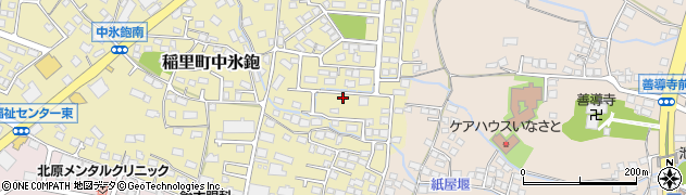 長野県長野市稲里町中氷鉋1023周辺の地図