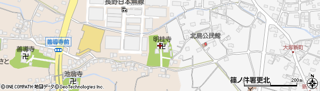 明桂寺周辺の地図