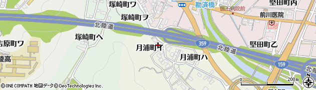 石川県金沢市月浦町イ33周辺の地図