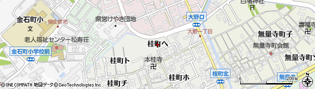 石川県金沢市桂町（ヘ）周辺の地図
