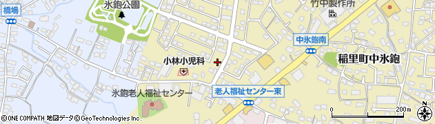 長野県長野市稲里町中氷鉋2214周辺の地図
