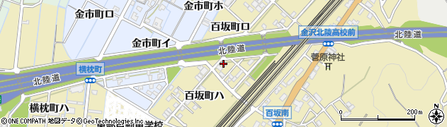 石川県金沢市百坂町ロ51周辺の地図