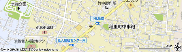 長野県長野市稲里町中氷鉋597周辺の地図