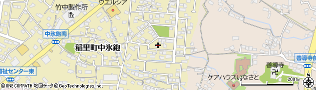 長野県長野市稲里町中氷鉋1052周辺の地図