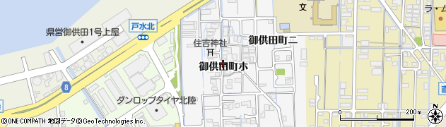 石川県金沢市御供田町ホ周辺の地図