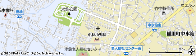 長野県長野市稲里町中氷鉋2206周辺の地図