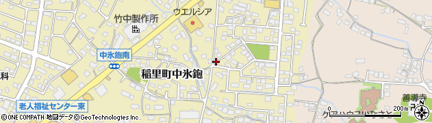 長野県長野市稲里町中氷鉋1077周辺の地図