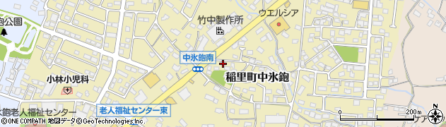 長野県長野市稲里町中氷鉋608周辺の地図