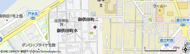 石川県金沢市御供田町ニ34周辺の地図