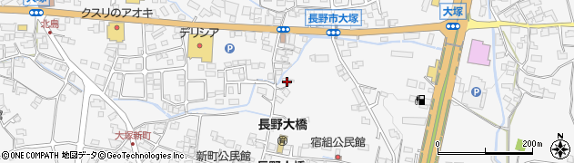 長野県長野市青木島町大塚416周辺の地図