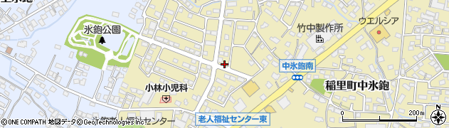 長野県長野市稲里町中氷鉋2071周辺の地図