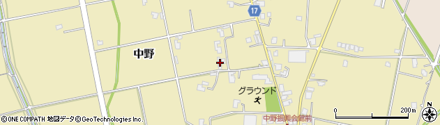 富山県砺波市中野周辺の地図