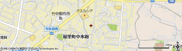 長野県長野市稲里町中氷鉋992周辺の地図