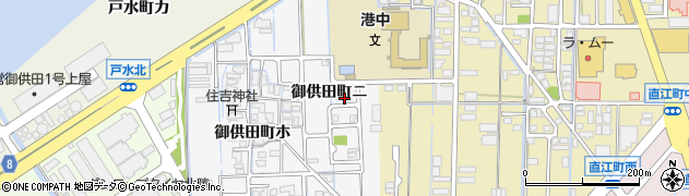 石川県金沢市御供田町ニ32周辺の地図