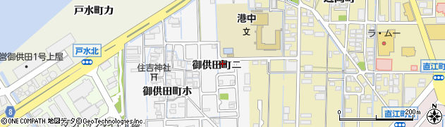 石川県金沢市御供田町（ニ）周辺の地図