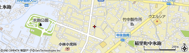 長野県長野市稲里町中氷鉋2066周辺の地図
