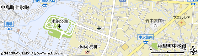 長野県長野市稲里町中氷鉋2145周辺の地図
