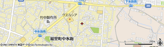 長野県長野市稲里町中氷鉋1072周辺の地図