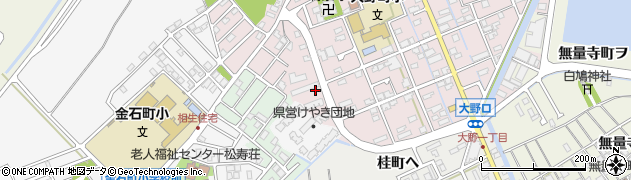 石川県金沢市大野町（４丁目ル）周辺の地図