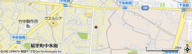 長野県長野市稲里町中氷鉋976周辺の地図
