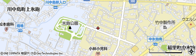 長野県長野市稲里町中氷鉋2153周辺の地図