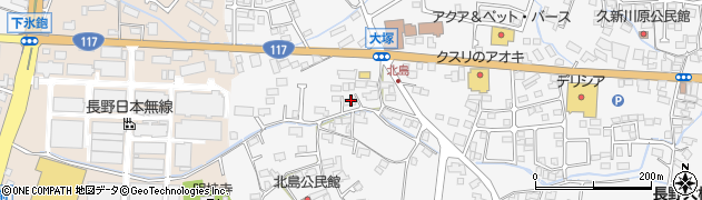 長野県長野市青木島町大塚859周辺の地図