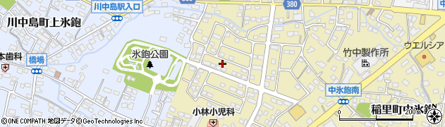 長野県長野市稲里町中氷鉋2141周辺の地図