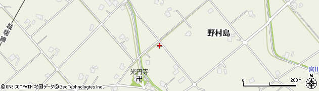 富山県砺波市野村島周辺の地図
