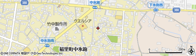 長野県長野市稲里町中氷鉋1071周辺の地図